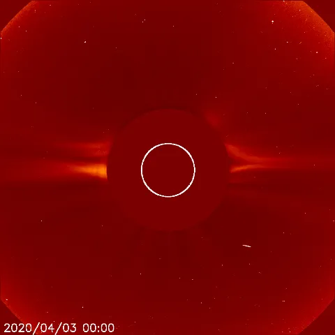 Image of solar wind