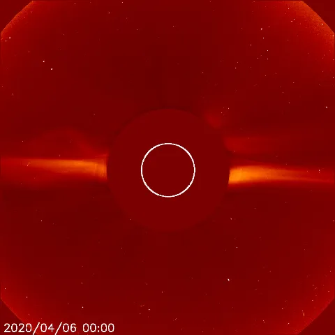 Image of solar wind