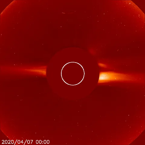 Image of solar wind