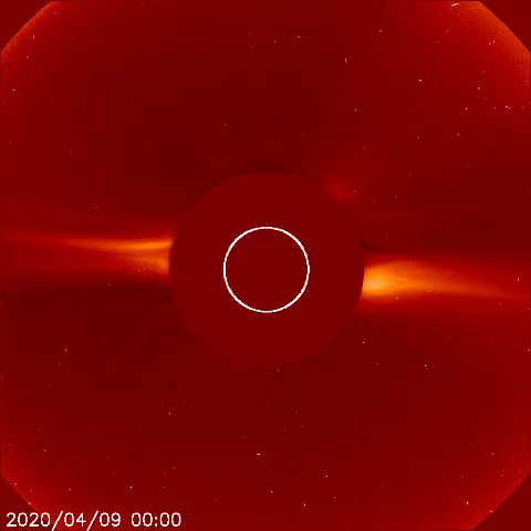 Image of solar wind