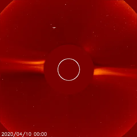 Image of solar wind