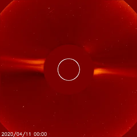 Image of solar wind