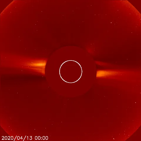 Image of solar wind