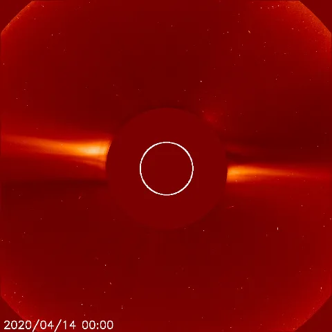 Image of solar wind