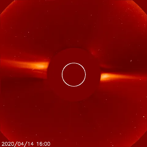 Image of solar wind