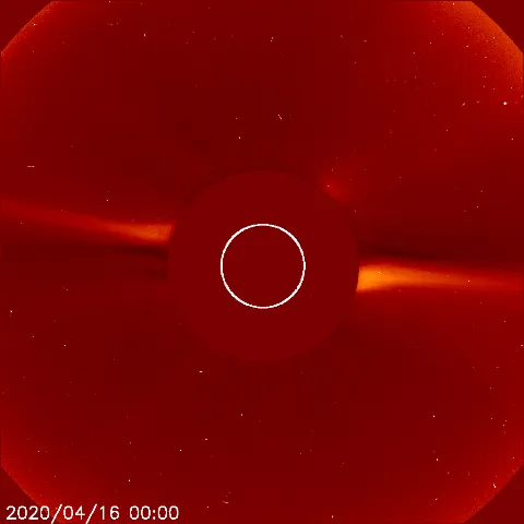 Image of solar wind