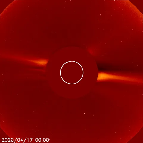 Image of solar wind