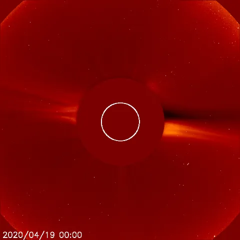 Image of solar wind