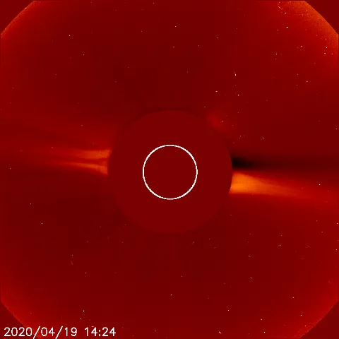 Image of solar wind