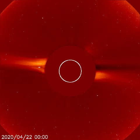 Image of solar wind