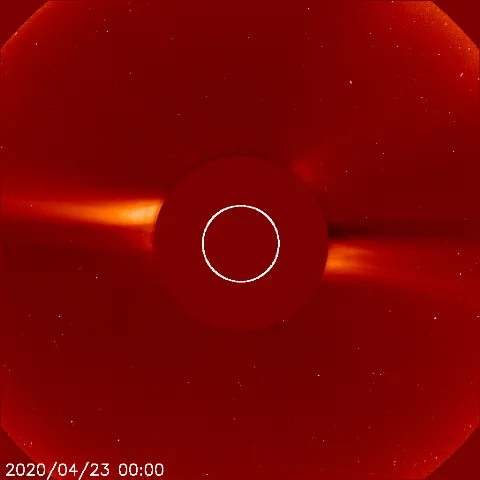 Image of solar wind