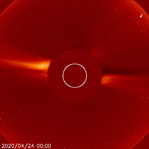 Image of solar wind