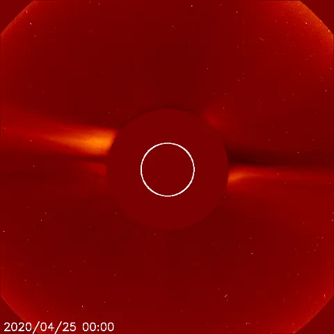 Image of solar wind