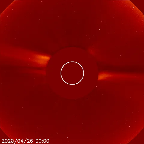 Image of solar wind