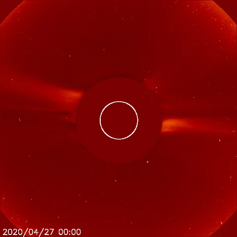 Image of solar wind