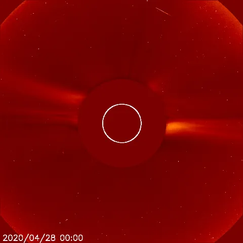 Image of solar wind