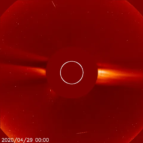 Image of solar wind