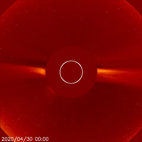 Image of solar wind