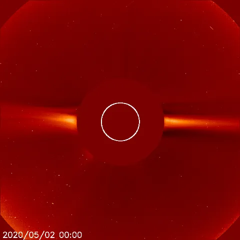 Image of solar wind