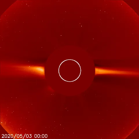 Image of solar wind