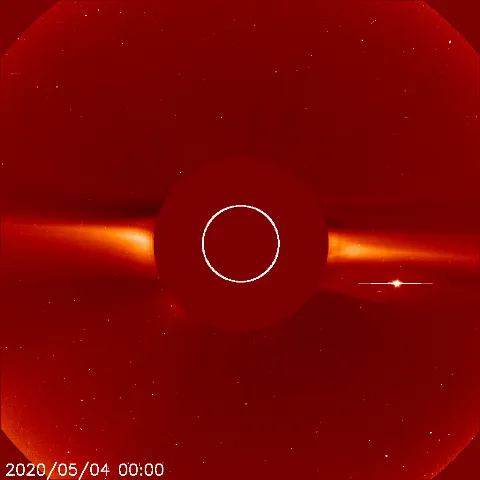 Image of solar wind