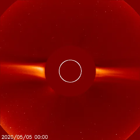 Image of solar wind