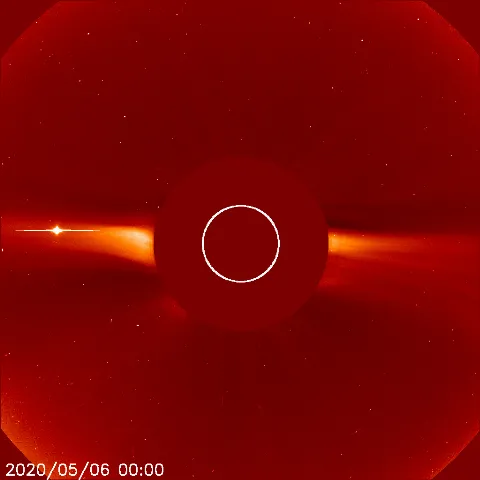 Image of solar wind