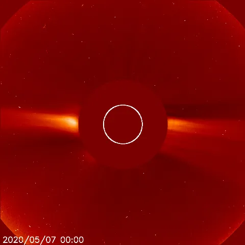 Image of solar wind