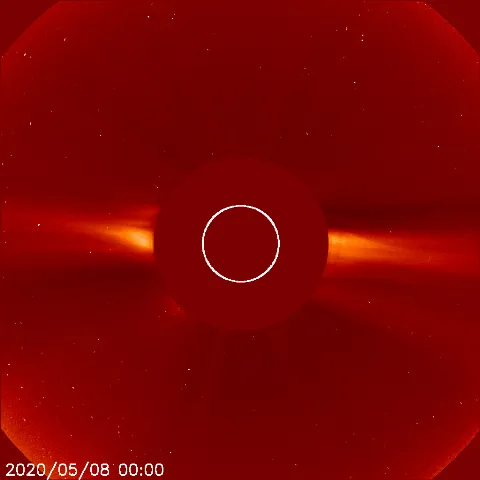 Image of solar wind