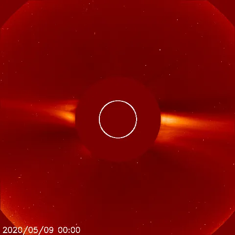 Image of solar wind