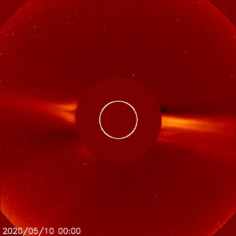 Image of solar wind