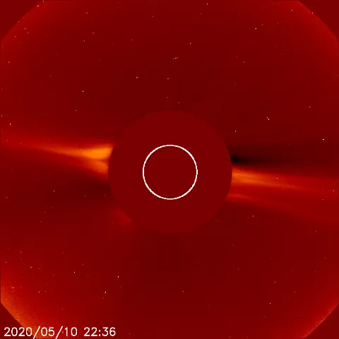 Image of solar wind