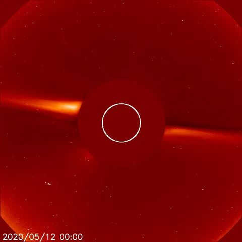 Image of solar wind