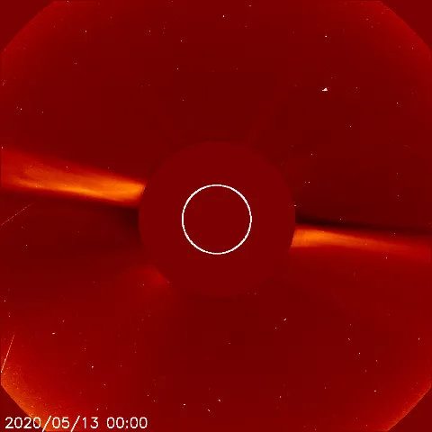 Image of solar wind