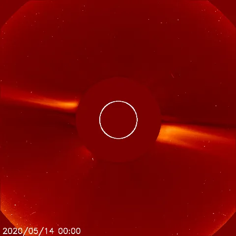 Image of solar wind