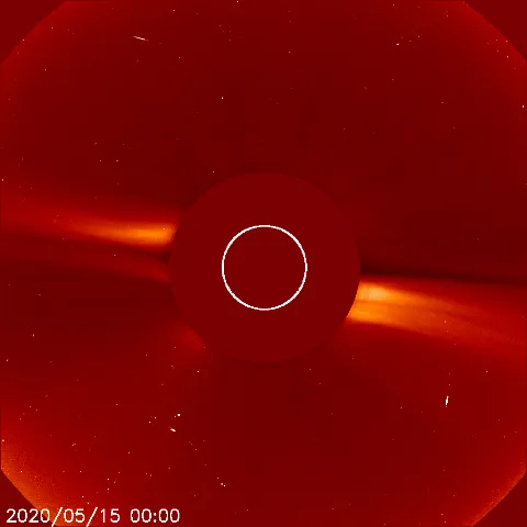 Image of solar wind