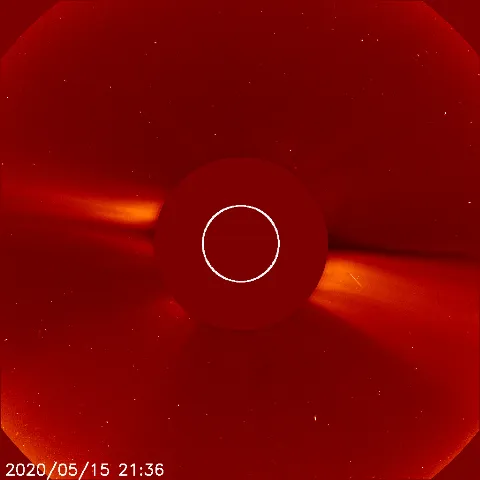 Image of solar wind