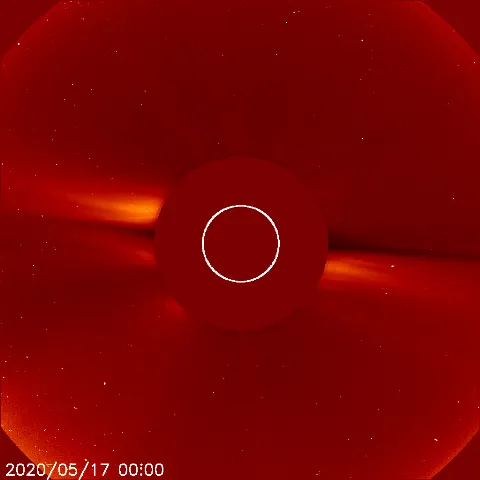 Image of solar wind