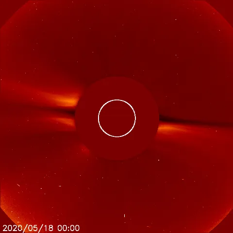 Image of solar wind