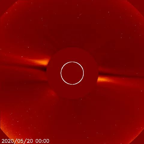 Image of solar wind