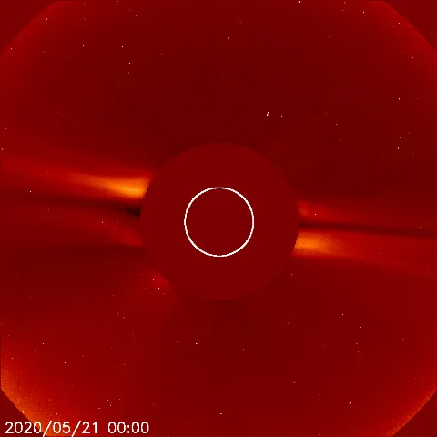 Image of solar wind