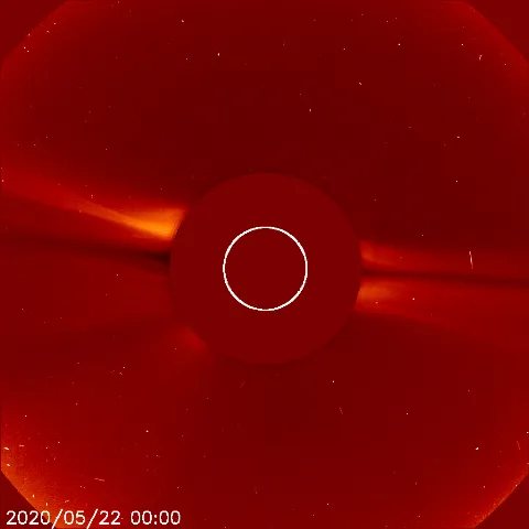 Image of solar wind