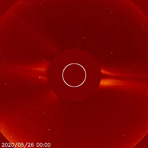 Image of solar wind