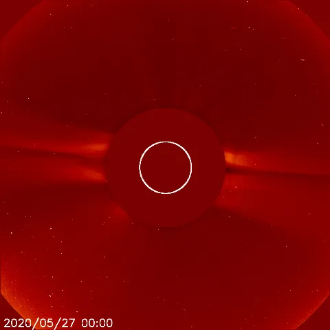 Image of solar wind