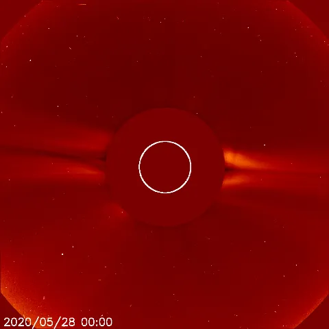 Image of solar wind