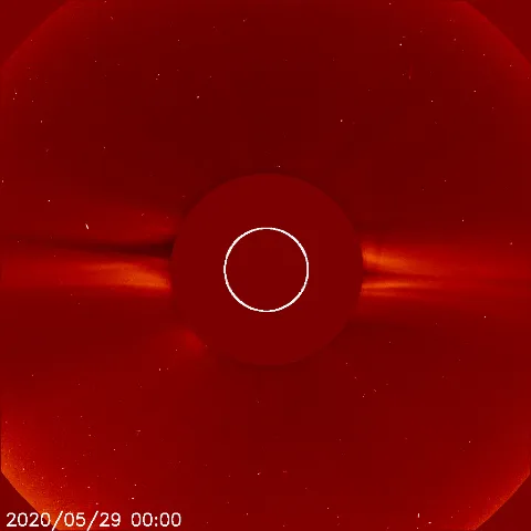 Image of solar wind