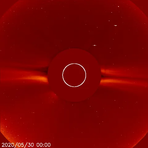 Image of solar wind