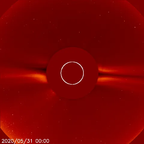 Image of solar wind