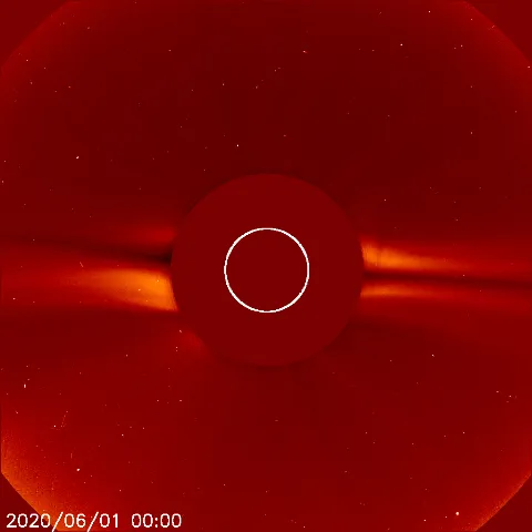 Image of solar wind