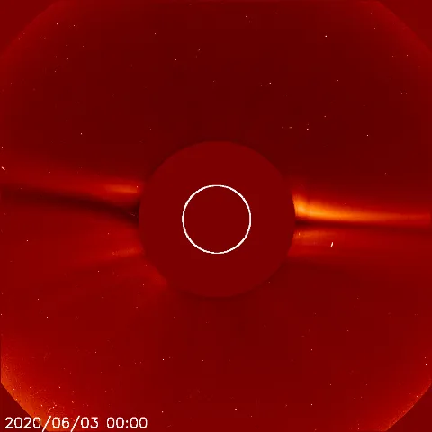 Image of solar wind